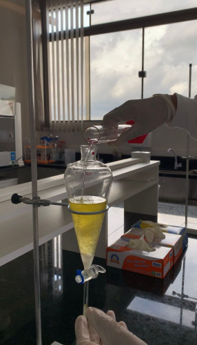 Feito a partir de óleo descartado, o biodiesel foi utilizado para abastecer um dos ônibus escolares da prefeitura que funcionou durante uma semana inteira