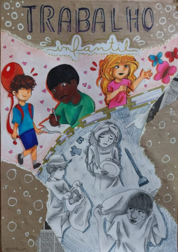 Alunos da rede estadual são premiados por atividade de conscientização sobre o trabalho infantil