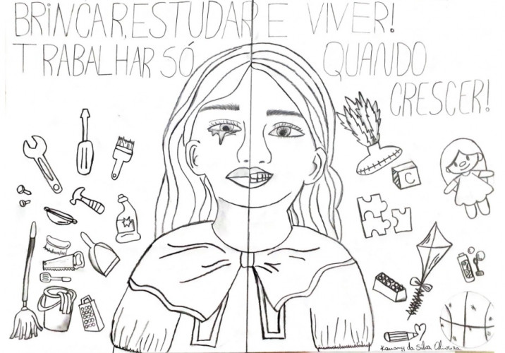 Alunos da rede estadual são premiados por atividade de conscientização sobre o trabalho infantil