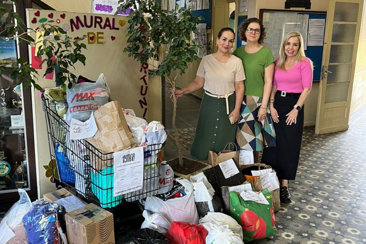 Camas, livros e cartas: estudantes da rede estadual se mobilizam para ajudar o RS