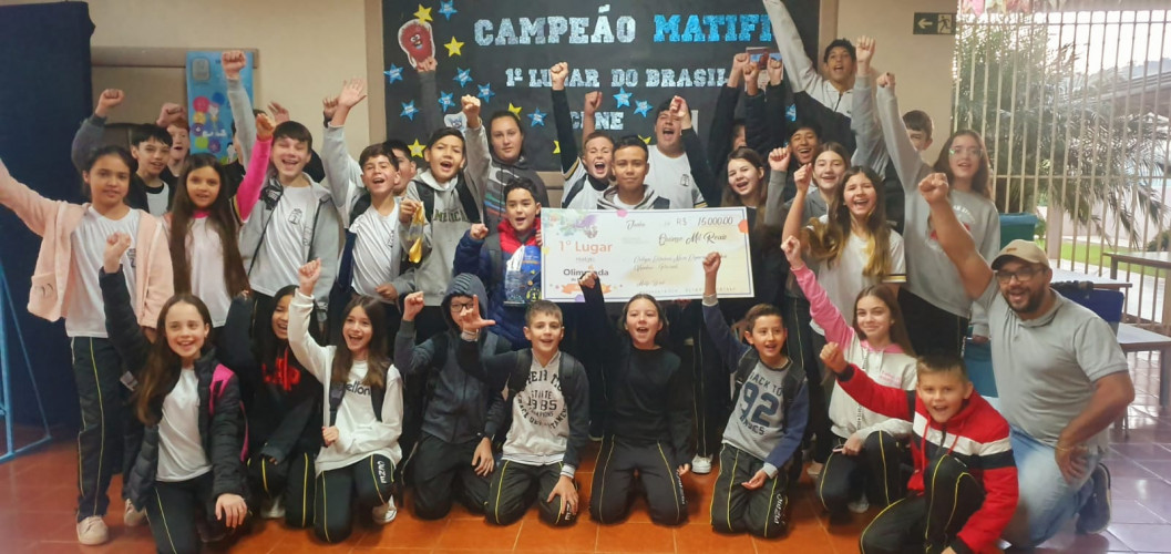 Colégio de Nova Esperança do Sudoeste é 1º lugar na olimpíada nacional de matemática