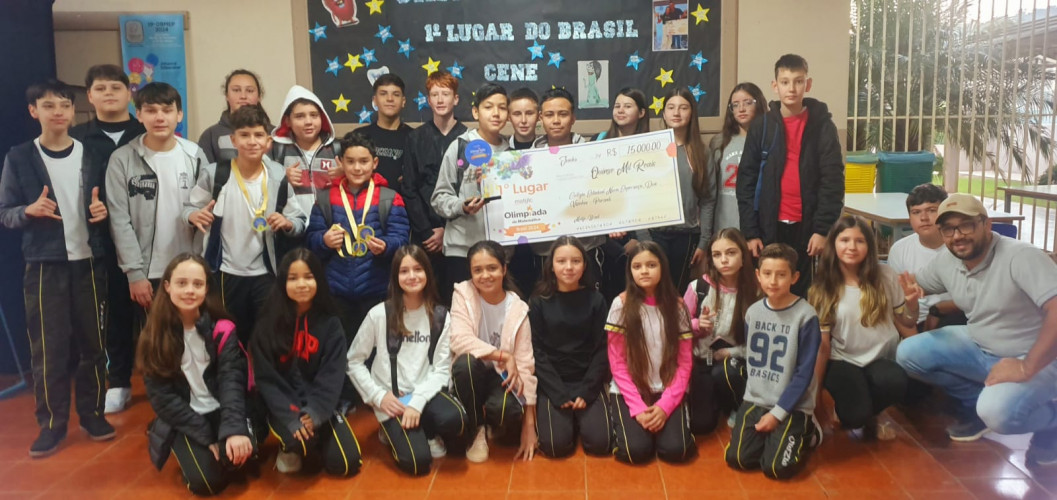 Colégio de Nova Esperança do Sudoeste é 1º lugar na olimpíada nacional de matemática
