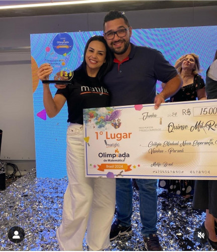 Colégio de Nova Esperança do Sudoeste é 1º lugar na olimpíada nacional de matemática