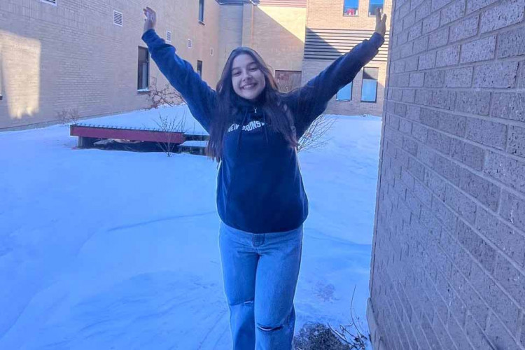 Helisa de Freitas acaba de retornar do Canadá