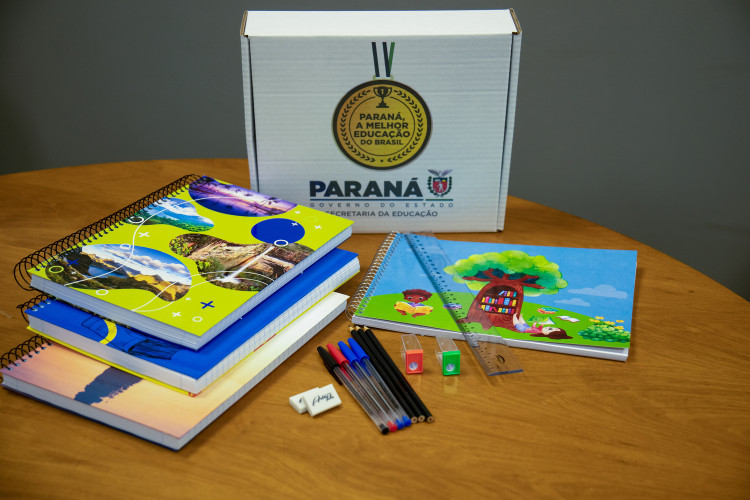 Pela 1ª vez, Paraná entregará kits escolares para todos os alunos da rede estadual
