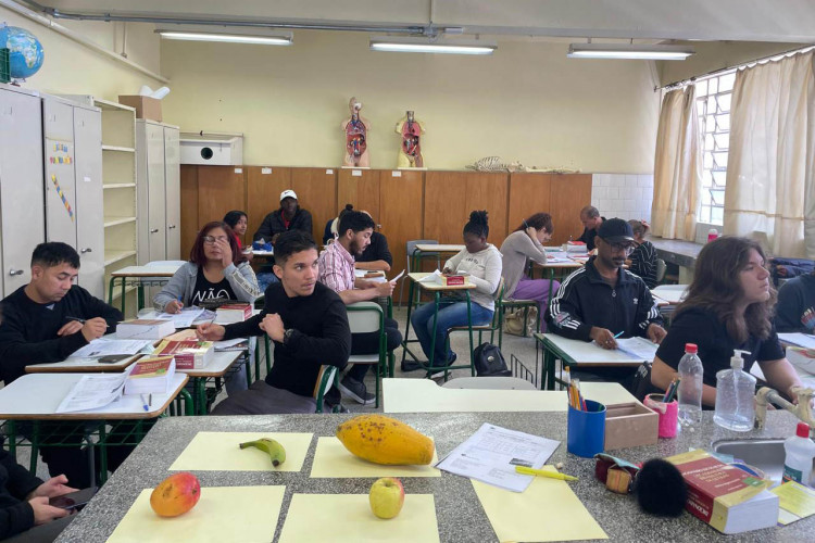 Língua sem fronteiras: estrangeiros aprendem português com apoio do Estado