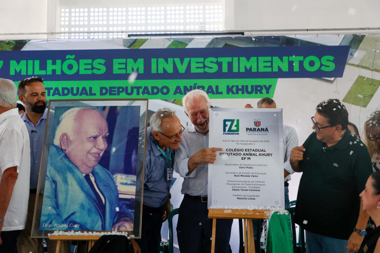 Investimento de R$ 12,7 milhões: Estado inaugura o Colégio Aníbal Khury em Guaratuba