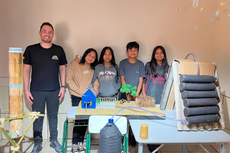 Após aulas de Robótica, alunos de escola indígena encontram solução sustentável com bambu