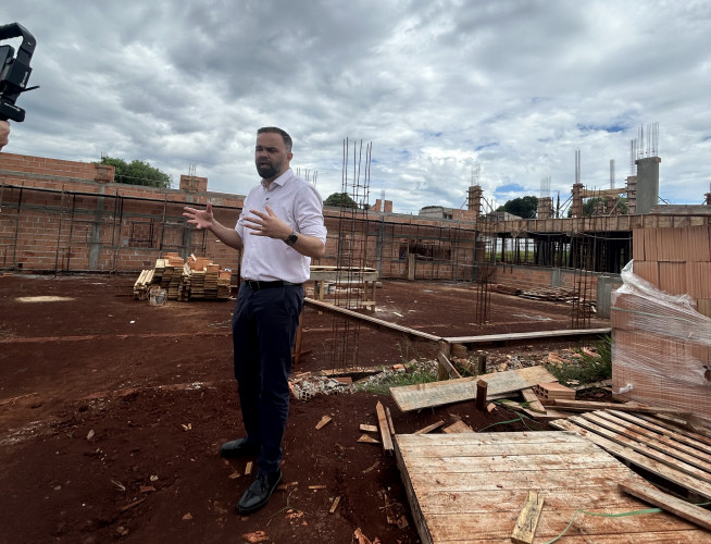 Secretário da Educação visita obras do novo CEEPA em Londrina, marco para a formação técnica no agronegócio