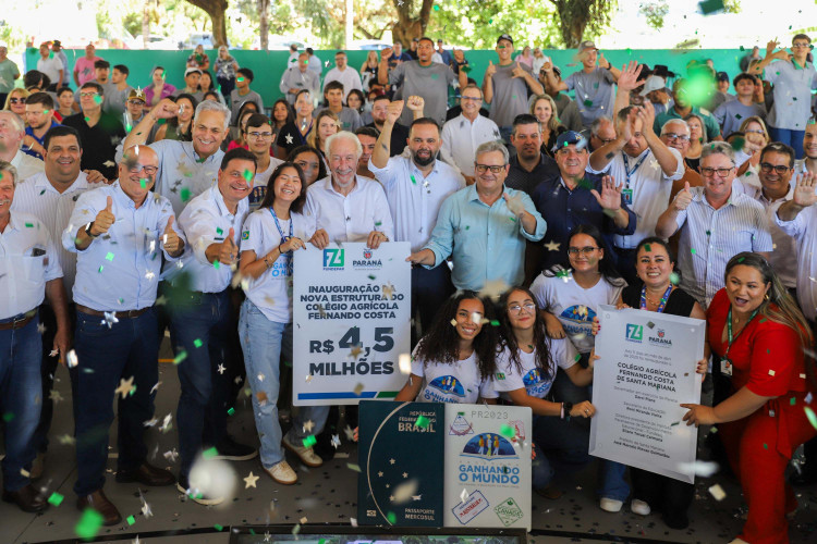 Após incêndio e grande revitalização, Colégio Agrícola de Santa Mariana é reinaugurado