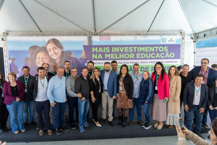 Com aporte de R$ 1,1 milhão, Estado reforma Colégio Cívico-Militar de Almirante Tamandaré