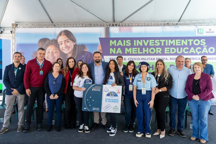 Com aporte de R$ 1,1 milhão, Estado reforma Colégio Cívico-Militar de Almirante Tamandaré