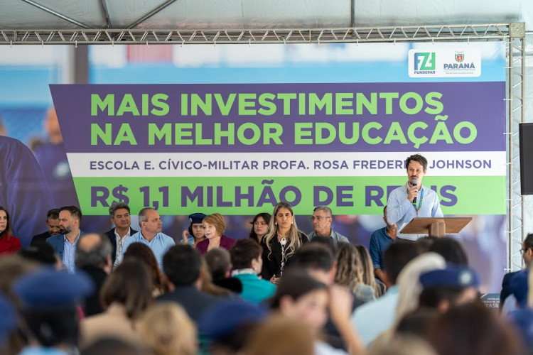 Com aporte de R$ 1,1 milhão, Estado reforma Colégio Cívico-Militar de Almirante Tamandaré