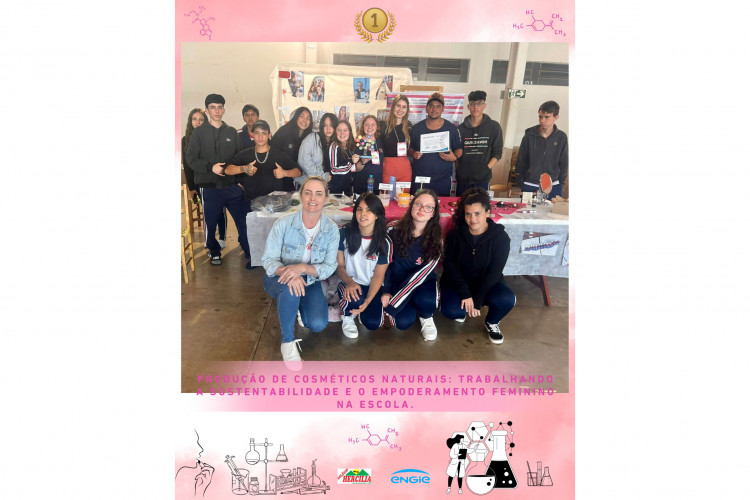 Estudantes de Mangueirinha transformam horta escolar em laboratório de cosméticos