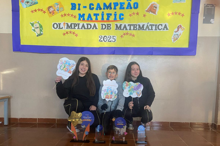 Bicampeã: escola de Dois Vizinhos ganha Olimpíada nacional de matemática