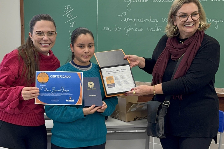 Aluna de Sengés é escolhida para representar o Paraná no programa Jovem Senador