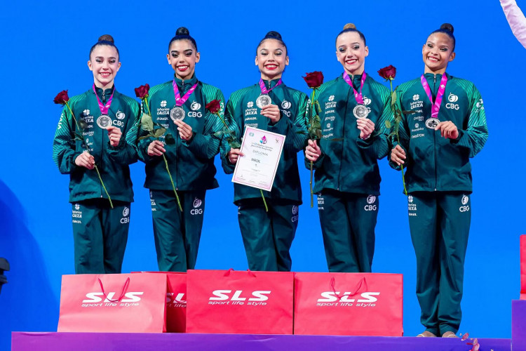 Dos Jogos Escolares para o mundo: paranaense sobe ao pódio no Mundial Júnior de Ginástica Rítmica