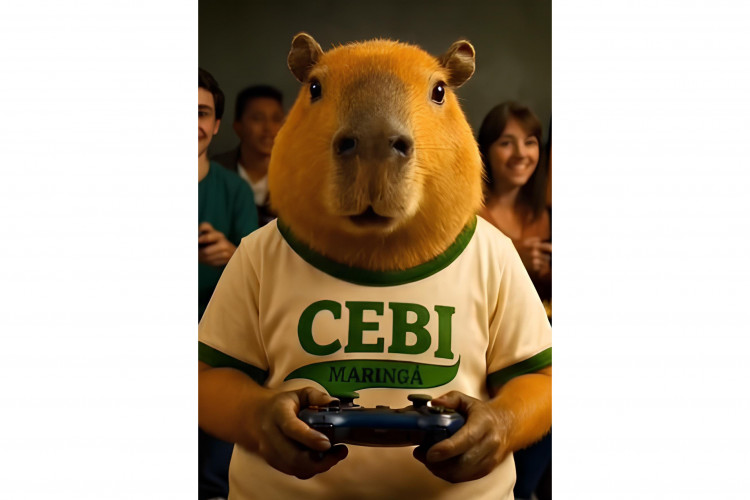 Com IA, alunos de colégio em Maringá criam capivara virtual que tira dúvidas no Instagram