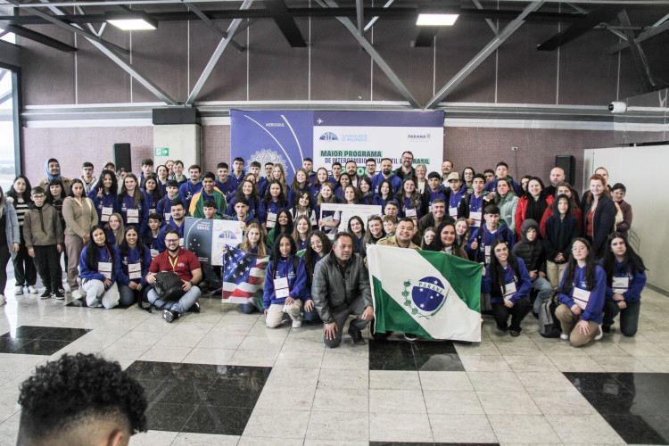 Intercâmbio inédito: 50 alunos de Colégios Agrícolas do Paraná embarcam para os EUA