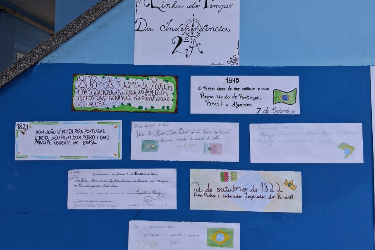 Colégios estaduais promovem atividades pedagógicas em homenagem à Semana da Pátria