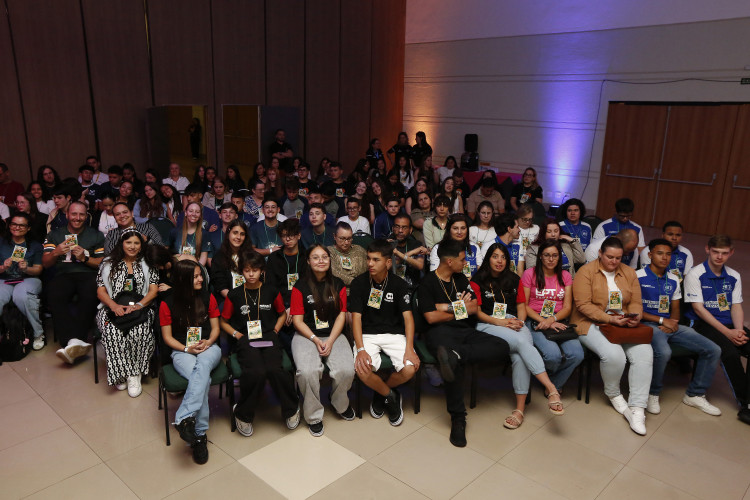 Evento de abertura do HackTech Paraná em Foz do Iguaçu (PR), na tarde desta terça-feira (23) no Rafain Palace Hotel & Convention