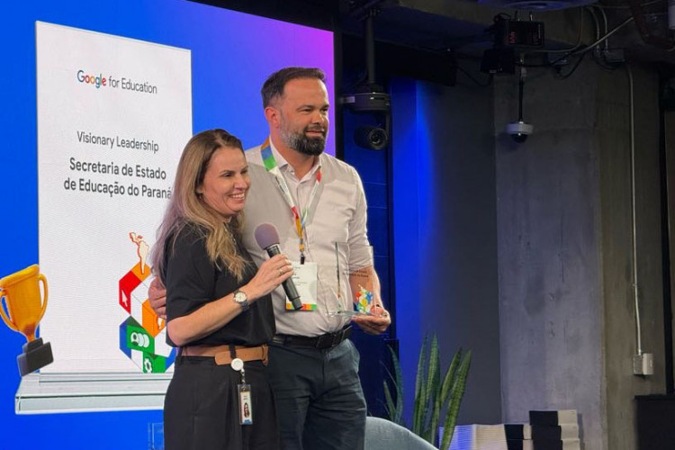 Educação do Paraná recebe prêmio do Google voltado à tecnologia no aprendizado