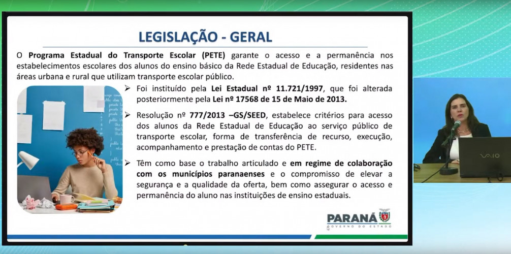 Secretaria da Educação reforça orientações sobre cadastramento do transporte escolar