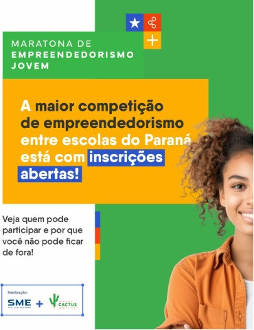 Seed-PR abre inscrições para a Maratona de Empreendedorismo Jovem 2025