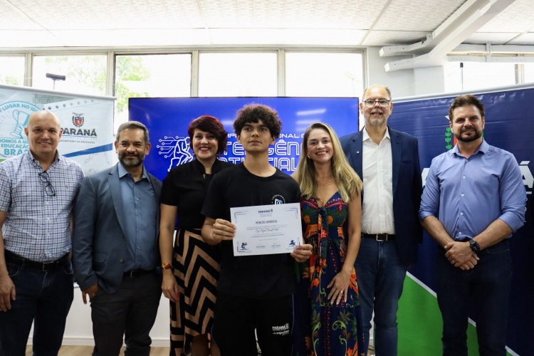 Alunos do Paraná recebem 65 medalhas da Olimpíada Nacional de Inteligência Artificial