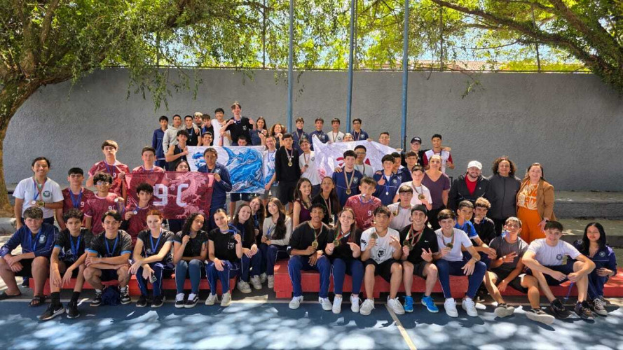 Jogos escolares mobilizam estudantes do Colégio Cívico-Militar Jayme Canet