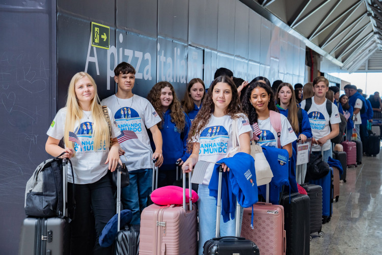 Ganhando o Mundo Agrícola envia mais 46 estudantes para os Estados Unidos