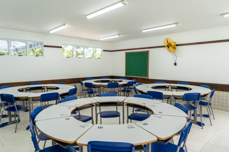 Obras no Colégio Estadual Ângelo Travisan vão atender 823 alunos no contraruno