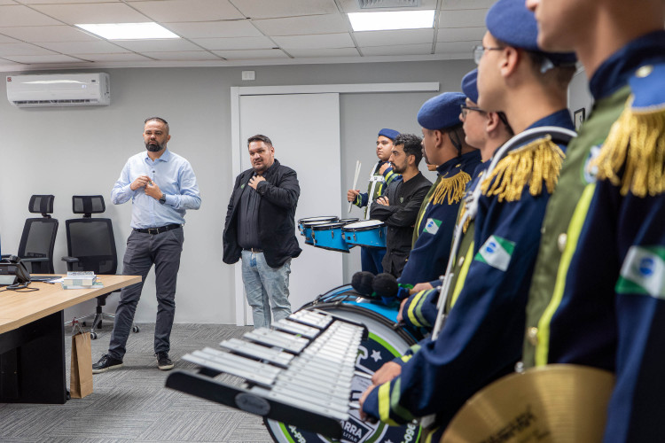 Fanfarra de colégio paranaense ganha prêmio em Santa Catarina