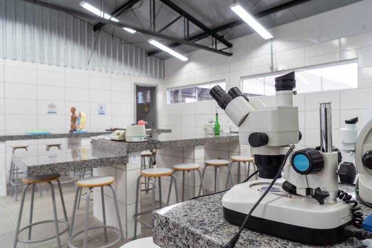 Investimento de R$ 3,5 milhões: colégio de Quitandinha ganha refeitório, laboratório e quadra coberta