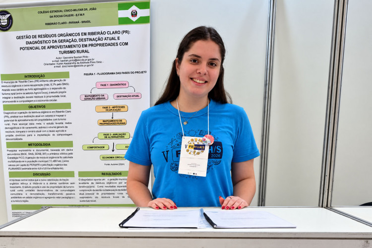 Aluna propõe transformar compostagem em atração para o turismo rural em Ribeirão Claro