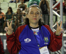 Participante da das Olimpíadas Especiais das Apaes