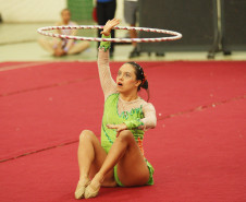 MARINGÁ-PR / XX OLIMPÍADAS ESPECIAÍS DAS APAES - VILA OLÍMPICA - COMPETIÇÃO: APARELHO ARCO - Séfora Araujo Silva Neto (Apae - Espírito Santo) - Foto: Giuliano Gomes