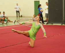 MARINGÁ-PR / XX OLIMPÍADAS ESPECIAÍS DAS APAES - VILA OLÍMPICA - COMPETIÇÃO: APARELHO ARCO - Séfora Araujo Silva Neto (Apae - Espírito Santo) - Foto: Giuliano Gomes