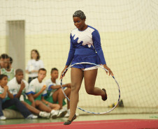 MARINGÁ-PR / XX OLIMPÍADAS ESPECIAÍS DAS APAES - VILA OLÍMPICA - COMPETIÇÃO: APARELHO ARCO - Simone Fátima Elias (Apae - Minas Gerais) - Foto: Giuliano Gomes