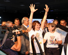 O governador em exercício Flávio Arns participou nesta sexta-feira (09), em Curitiba, da premiação do Programa Agrinho, desenvolvido pelo Serviço Nacional de Aprendizagem Rural (Senar-PR).