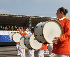 Apresentação durante Desfile do Sete de Setembro, em Curitiba.