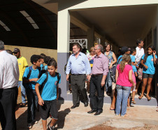 O Colégio Estadual Dom Pedro II, de Janiopólis, recebeu três novas salas de aula.