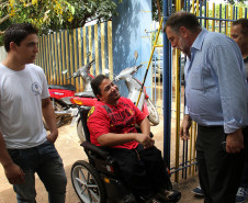 No Colégio Estadual Duque de Caxias, em Goioerê, Arns entregou duas novas salas de aula, realizada em convênio com a prefeitura e recursos repassados pelo Estado.