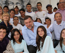 O Colégio Estadual Moreira Sales recebeu três salas de aula também.