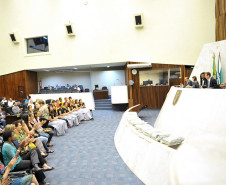 Os 13 projeto vencedores da terceira edição do Orirerê – Cabeças Iluminadas foram premiados nessa terça-feira (20), em sessão da Assembleia Legislativa do Paraná.