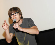 LARANJEIRAS DO SUL - CARAVANA DA POESIA - APRESENTAÇÃO MUSICAL E POESIA COM AARON - FOTO: GIULIANO GOMES/SEED