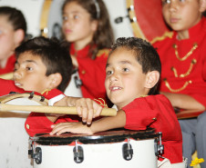 CURITIBA/PR - ENCONTRO DE FANFARRAS E BANDAS DE CURITIBA - LOCAL: GINÁSIO DA PRAÇA OSVALDO CRUZ - 23/11/2012 - 