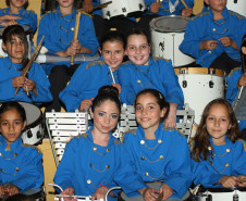 CURITIBA/PR - ENCONTRO DE FANFARRAS E BANDAS DE CURITIBA - LOCAL: GINÁSIO DA PRAÇA OSVALDO CRUZ - 23/11/2012 - 