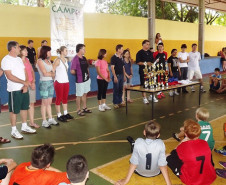Disputas de futsal e xadrez definiram os vencedores do 9º Campeonato Entre Escolas do Campo de Toledo, no último final de semana.
