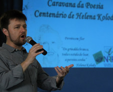 A Caravana da Poesia Helena Kolody chegou a Cruz Machado, terra natal da poetisa paranaense